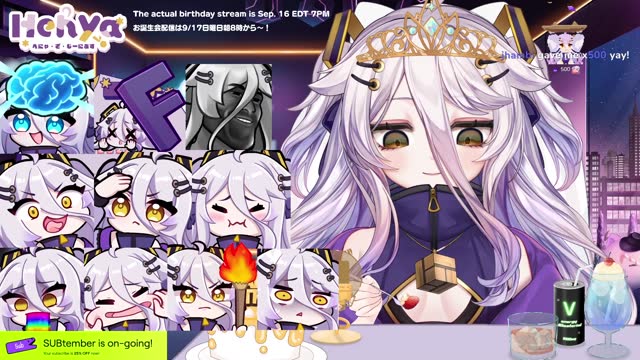 📛FEELS BIRTHDAY DAYO! ⧸ ACTUAL BIRTHDAY PARTY STREAM WILL BE ON EDT Sep. 7 PM DAYO! ⧸ I AM HAPPY I COULD CELEBRATE WITH YOU GUYS DAYお誕生日だ～！