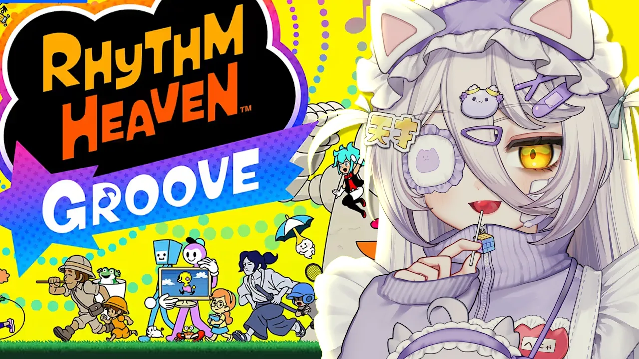 📛【Rhythm Heaven Groove】LETS GO DAYO! / !gamersupps !tts !youtube !tiktok !discord !game !fanbox !makeship