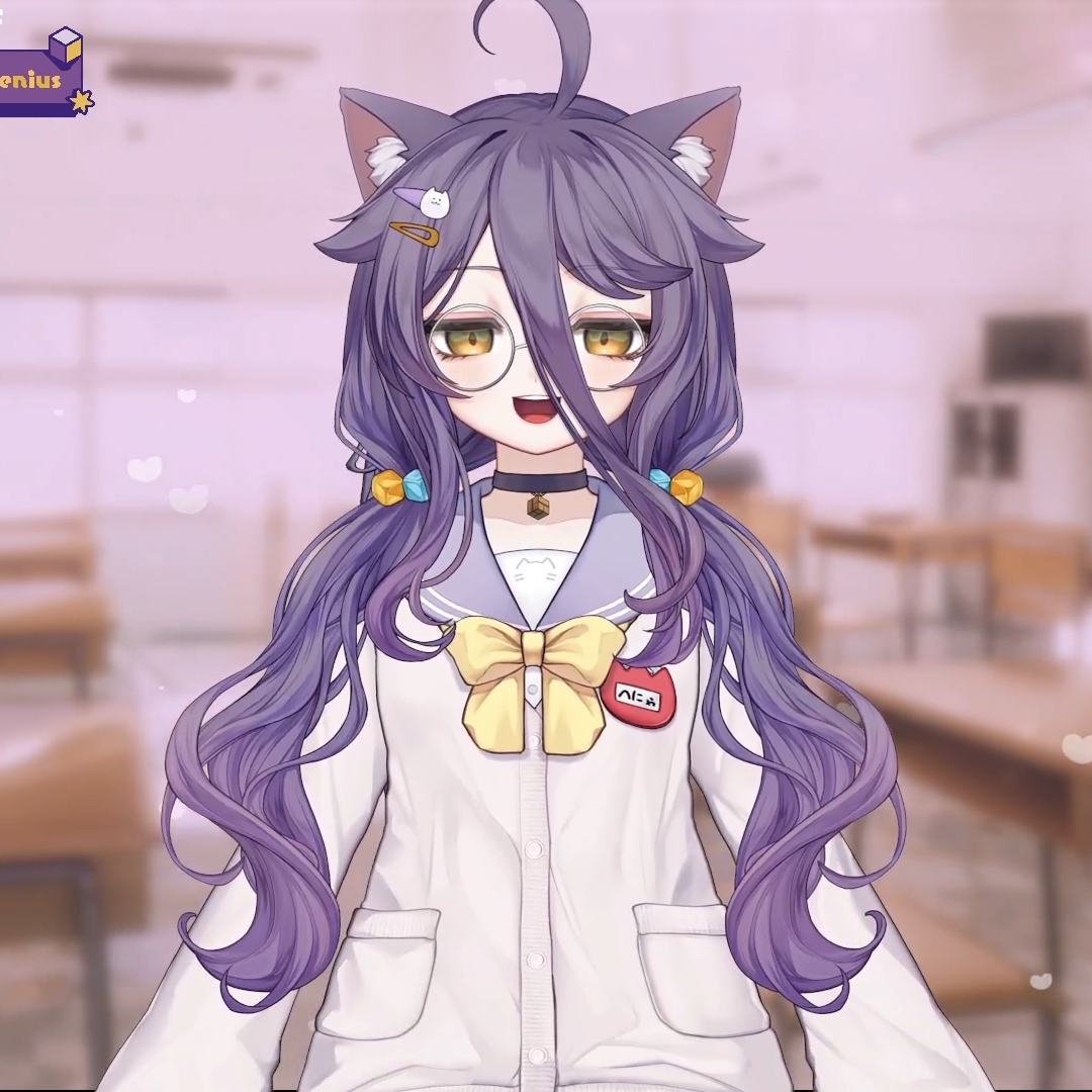 Dark Low Twin Tails Hair